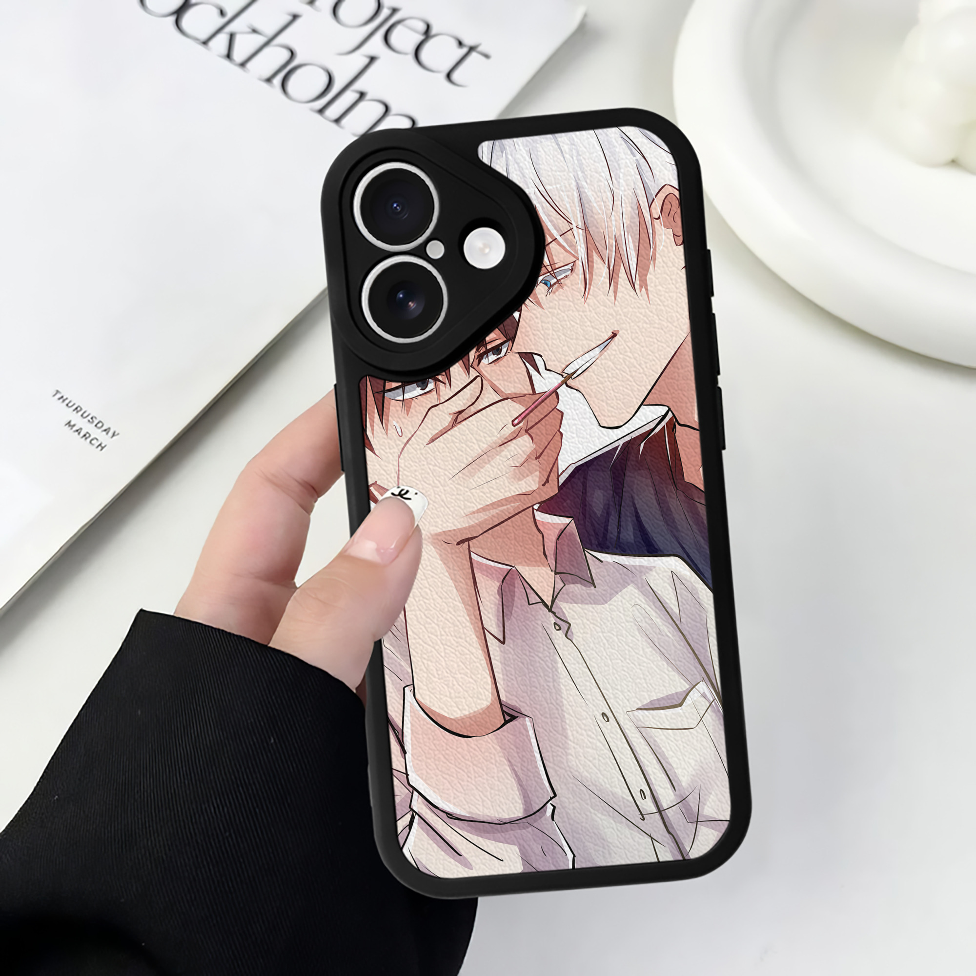 （画像用） SPY×FAMILY间谍家家酒 【iPhone 16シリーズ対応】シリコンスマホケース（レザー調） 材質：シリコン